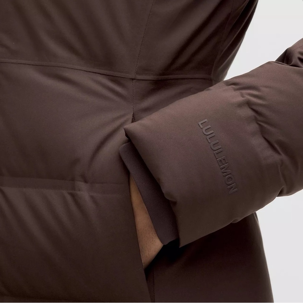 BRAND NEW Lululemon StretchSeal Sleet Street 600-Down-Fill Long Jacket - Picture 4 of 16